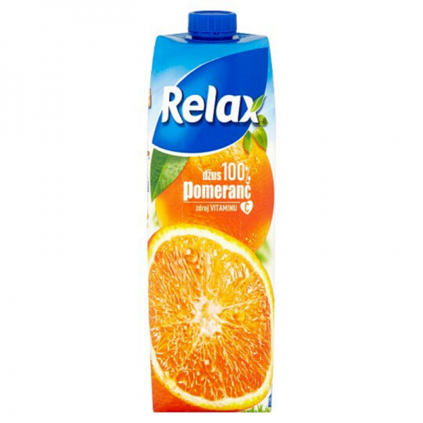 Relax 100% džus pomeranč 1l